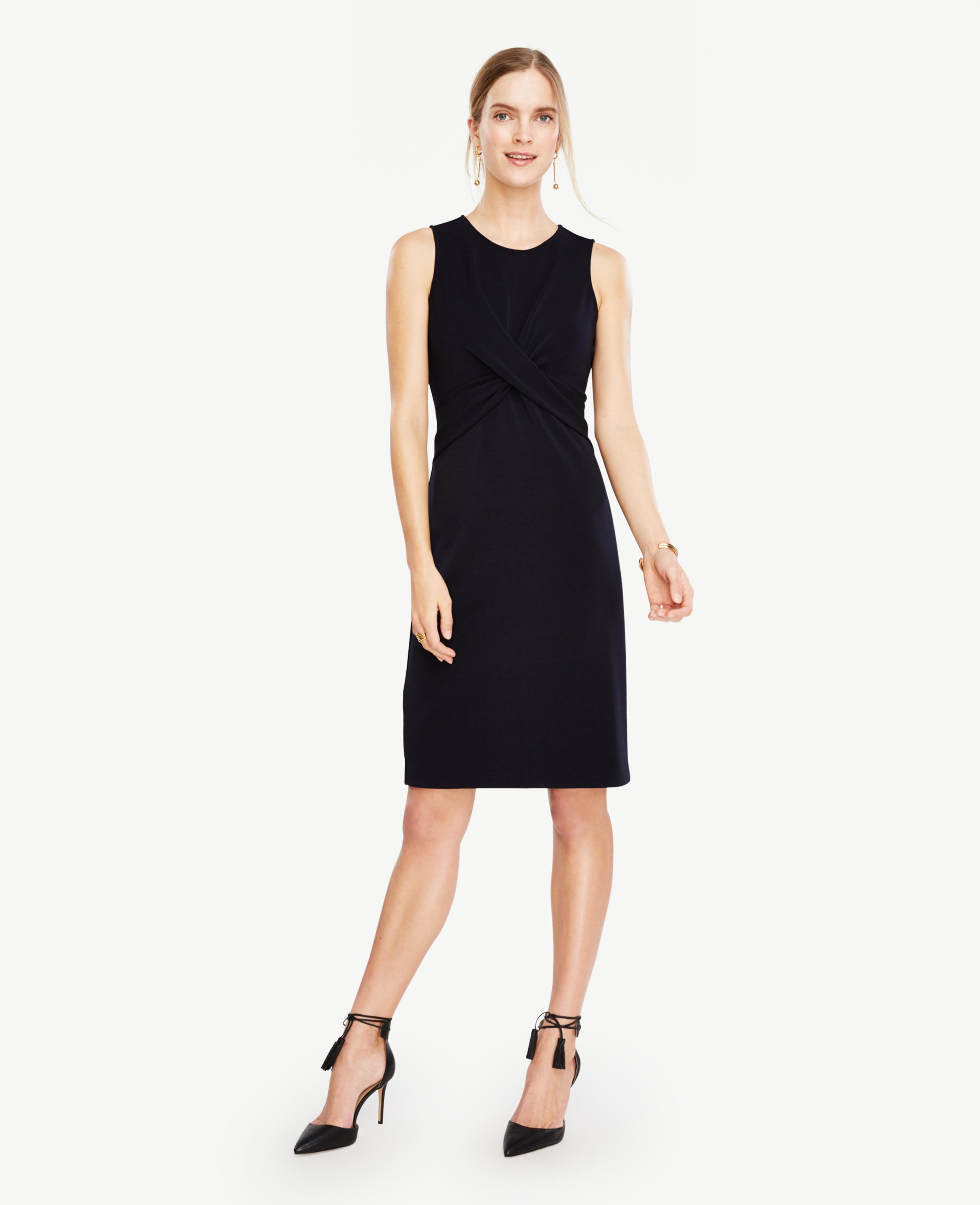 Classic navy blue sheath dress petite vavavoom